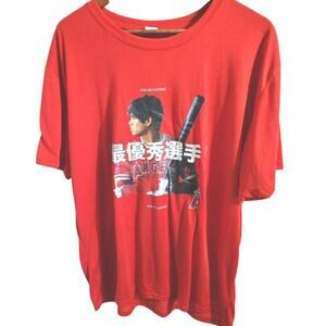 Angels Shohei Ohtani T Shirt Red Mens Size XL